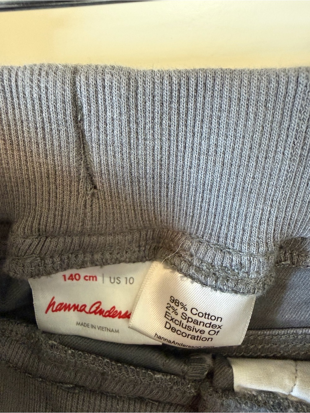 HANNA ANDERSSON Grey Pull-On Boys Pants - Picture 5 of 6